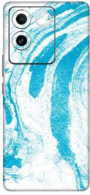Vcare GadGets Blue White Marble UY Vivo T2 Pro 5G Mobile Skin(Multicolor)