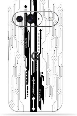 OggyBaba Google Pixel 9 5g Mobile Skin(White CyberPunk)