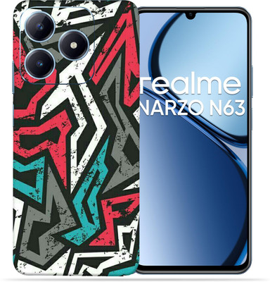 OggyBaba OggyBaba Realme Narzo N63 Mobile Skin(Abstract Mad Angle)