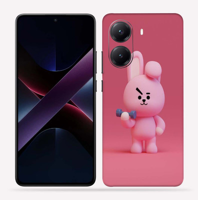OggyBaba OggyBaba Poco X7 pro 5g Mobile Skin(Pinku)