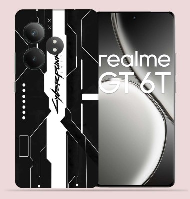 OggyBaba Realme GT 6T 5g,GT 6T 5g Mobile Skin(Black Cyberpunkh)