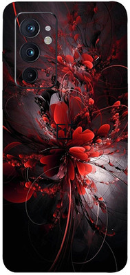 AsSkin Oneplus 9RT 5G Mobile Skin(Red Flower Back Skin With High Matte Finish)