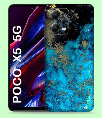 WeCre8 Skin's Xiaomi Poco X5 5G Mobile Skin(Blue Aqua Multicolor Mobile Skin)