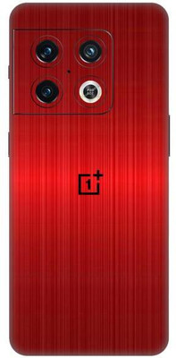 Vcare GadGets One Plus 10 Pro 5G Skin Back Side With Camera Protection High Quality Premium Mobile Skin(Titanium Red)
