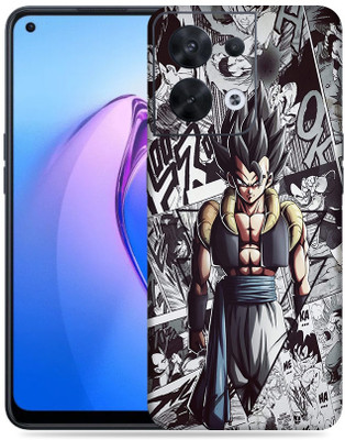 SkinoMania Oppo Reno 8 5G Mobile Skin(Multicolor Comic Gogeta)