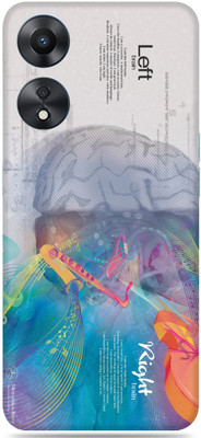 SkinoMania OPPO A78 5G Mobile Skin(Multicolor Brain Art)