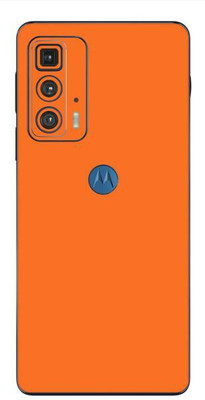 Vcare GadGets Moto Edge 20 Pro Mobile Skin(Orange)