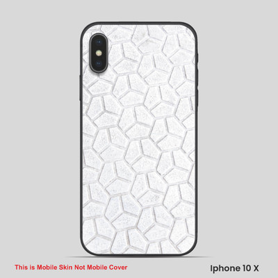 VYBE The Smart Choice iPhone 10X Pattern Mobile Skin(Dawn White 5)