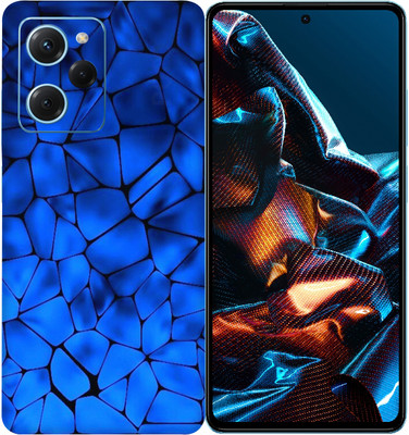 SkinoMania POCO X5 Pro 5G Mobile Skin(Blue-pebble)