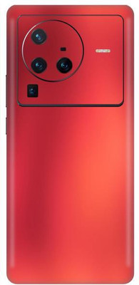 Vcare GadGets X80 Pro 5G Shining Mirror Red Back Side Premium Mobile Skin(Shining Mirror Red)