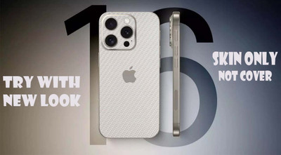 TJ CREATION Apple iPhone 16 Pro Mobile Skin(White)