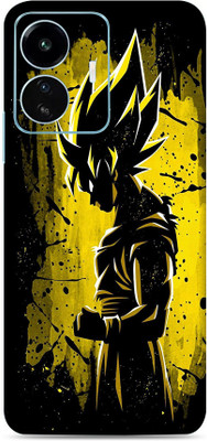 SkinoMania Vivo Iqoo Z6 Lite 5G Mobile Skin(Multicolor Goku Yellow)