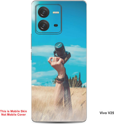 VYBE The Smart Choice Vivo V25 Naturel Mobile Skin(Macaw Blue 4)