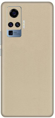 Vcare GadGets Vivo X50 Pro Mobile Skin(Cream Leather)