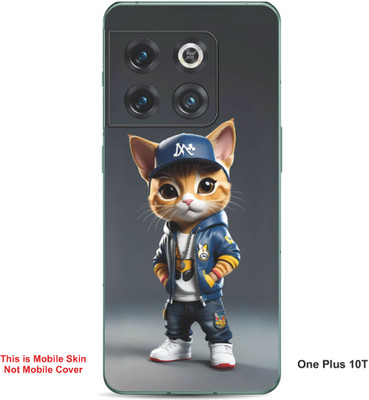 VYBE The Smart Choice One Plus 10T Super Cat Embossed Mobile Skin(Gravel 25)