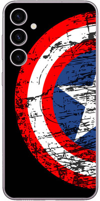 FCS Samsung Galaxy A54 5G Printed Back skin Mobile Skin(Captain America Shield)