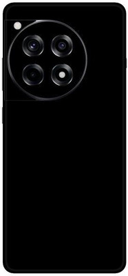 Vcare GadGets Glossy Black OnePlus 12 R 5G With Logo Mobile Skin(Glossy Black)