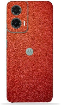 OggyBaba OggyBaba Moto G35 5g Mobile Skin(Red-Leather)