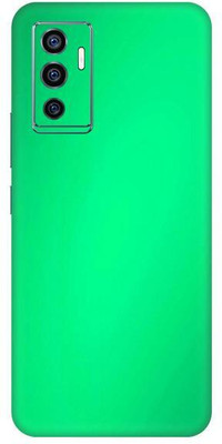 Vcare GadGets Y75 Mobile Skin(Metallic Light Green Shining)