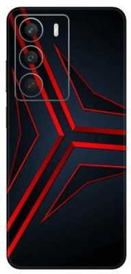 Vcare GadGets realme C75 5G Mobile Skin(Red & Black)
