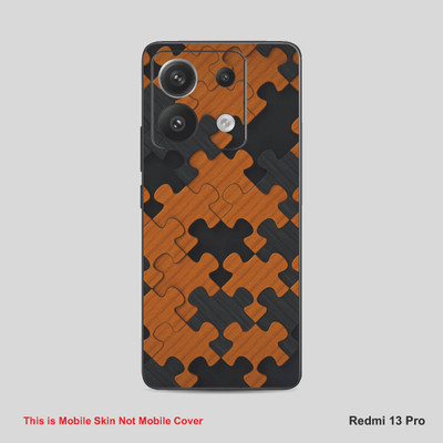 VYBE The Smart Choice Redmi 13 Pattern Mobile Skin Mobile Skin(Multi Colour T27)
