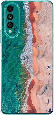 FCS Huawei nova 10z Printed Back skin Mobile Skin(Aerial View Beach)