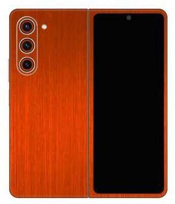Vcare GadGets Samsung Galaxy Z Fold 5 5G Mobile Skin(Orange)