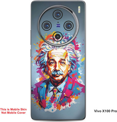 VYBE The Smart Choice Vivo X100 Pro Art Embossed Mobile Skin(Cadet Grey 19)