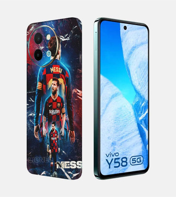 OggyBaba Vivo Y58 5g Mobile Skin(Messi Poster Art)