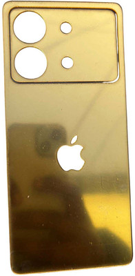TWUAOP POCO X6 NEO 5G MOBILE SKIN ACRYLIC SHEET MIRROR BACK PANNEL Mobile Skin(Gold)
