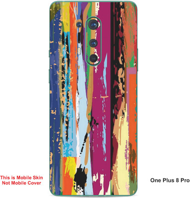 VYBE The Smart Choice One Plus 8 Pro Art Embossed Mobile Skin(Indian Yellow A3)