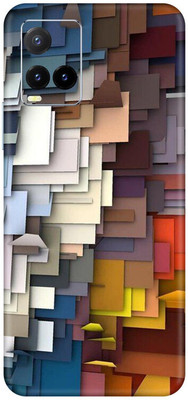 aadia ® VIVO Y33T PRINTED VINYL WRAP DECAL LAMINATION STICKER (MATTE) Mobile Skin(Multicolor)