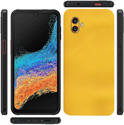 AsSkin Samsung XCover 6Pro Mobile Skin(Real Yellow Carbon Skin With High Matte Finish)