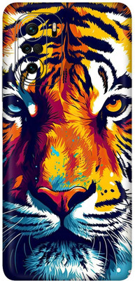 wrap craft POCO F3 Premium Vinyl Mobile Skin(Multicolor)