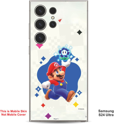 VYBE The Smart Choice Samsung S24 Ultra Super Mario Embossed Mobile Skin(Mid Blue 15)