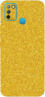 TJ CREATION Infinix Smart 5A, infinix smart 5a Mobile Skin(Ultra Super Golden Glitter Skin With High Matte Finish., Mobile Skin (Back+Side+Camera))