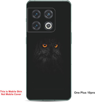 VYBE The Smart Choice One Plus 10 Pro Owl Embossed Mobile Skin(Charcoal Black 29)