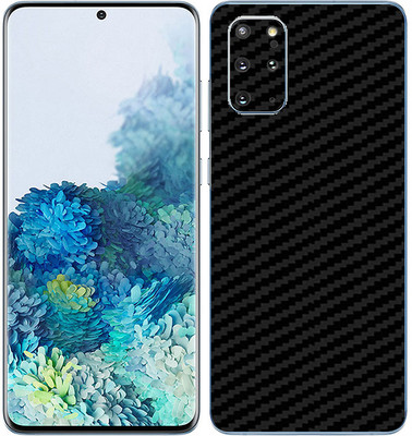 candeal mart Samsung Galaxy S20 Plus / S20+ carbon fiber 3D back skin/ Protective film Mobile Skin(Black)