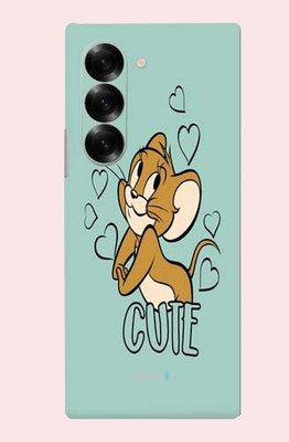 OggyBaba Samsung Galaxy Z Fold7 Mobile Skin(Cute Cat)