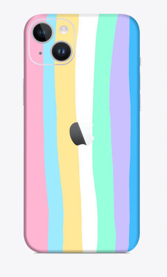 SkinoMania iphone 14 Mobile Skin(Multicolor Fade Lines)