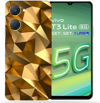 OggyBaba OggyBaba Vivo T3 Lite 5g Mobile Skin(Golden poly)
