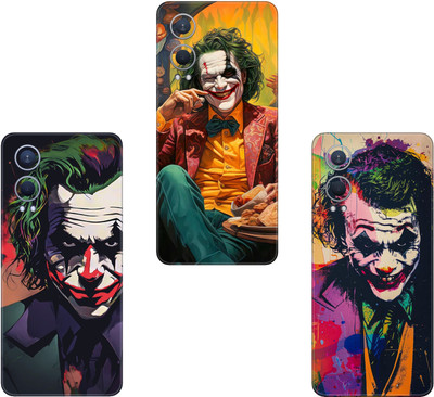 wrap craft ONEPLUS 8T COMBO(PACK OF 3)Camera&Back Protector Premium Vinyl Mobile Skin(Multicolor)