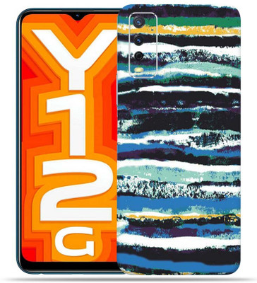 Mclaxa mclaxa vivo y 12g BLUE TEXURE Mobile Skin(BLUE TEXURE)