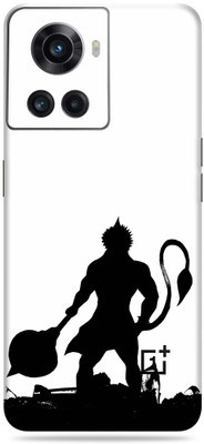 SkinoMania Oneplus 10R-5G Mobile Skin(B&W Hanuman)