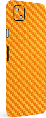 BUGGU Google Pixel 4a Mobile Skin(Ultra Super Golden Carbon Fiber Skin With High Matte Finish.)