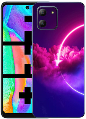 FCS Infinix Hot 11 Printed Back Skin Mobile Skin(Sky Red Skin)