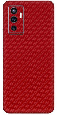 Vcare GadGets V23e 5G Mobile Skin(Fiber Carbon Red)