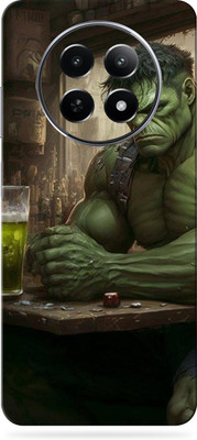 SkinoMania realme 12x 5G Premium Vinyl Mobile Skin (Multicolor) Mobile Skin(Hulk having a drink)