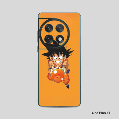 VYBE The Smart Choice One Plus 11 Goku Mobile Skin Mobile Skin(Deep Saffron 17)