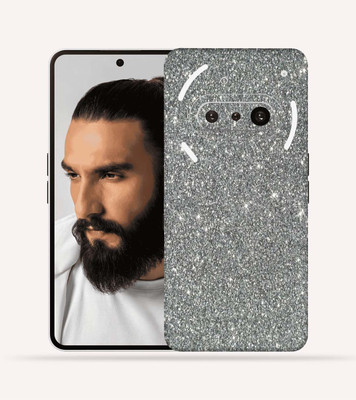OggyBaba OggyBaba Nothing Phone 3a 5g Mobile Skin(Grey-Glitter)